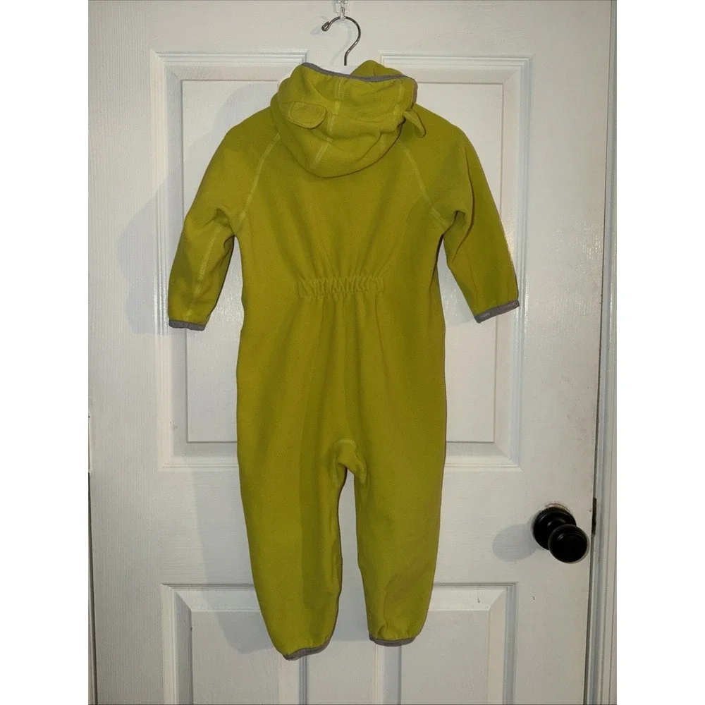 Cintamani Iceland Lime Green Fleece One Piece Zip Up 92CM US 2/3 Toddler Unisex